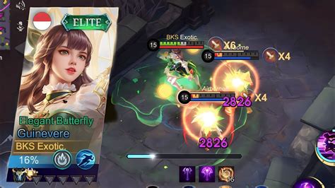 Guinevere Elegant Butterfly Survival Mode Mobile Legends Youtube