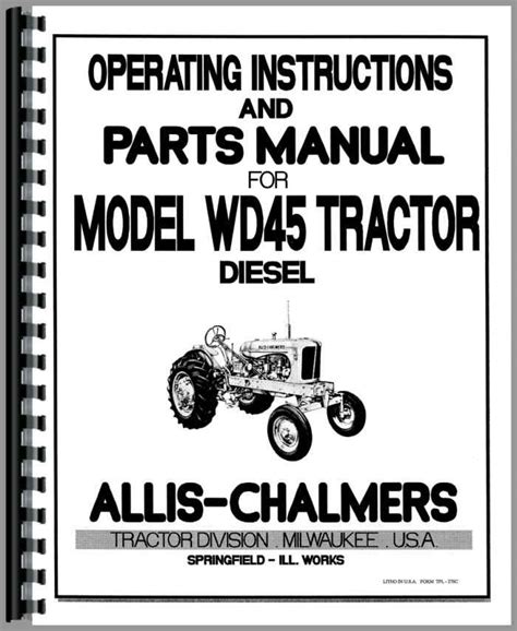 Heavy Equipment, Parts & Attachments ALLIS CHALMERS WD WD45 TRACTOR ...