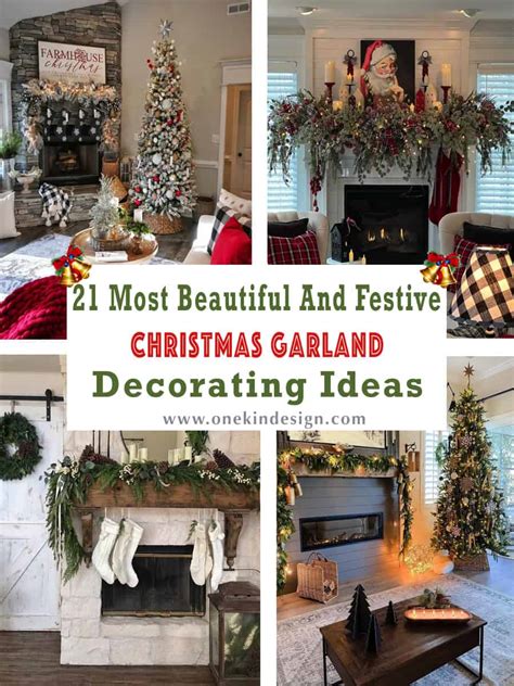 21 Most Beautiful And Festive Christmas Garland Decorating Ideas