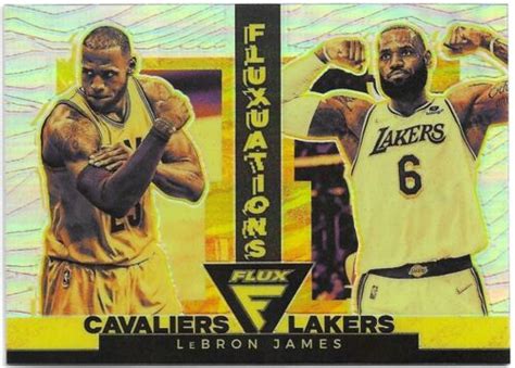 Panini Flux Lebron James Fluxuations Silver Prizm Ebay