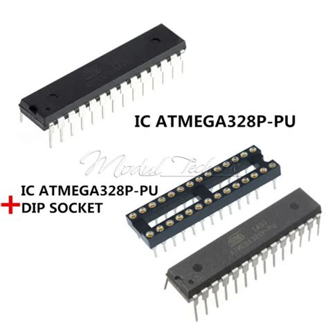 Ic Atmega P Pu Atmega P Microcontroller Dip Atmel Pin Dip