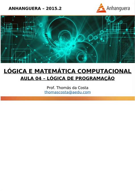 PDF Aula de Lógica de Algoritmos DOKUMEN TIPS