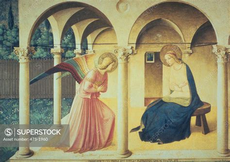 The Annunciation Fra Angelico Ca Italian Fresco