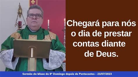 Chegará para nós o dia de prestar contas diante de Deus YouTube