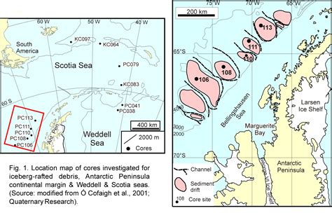 Scott Polar Research Institute Cambridge Ice Rafted Debris On The