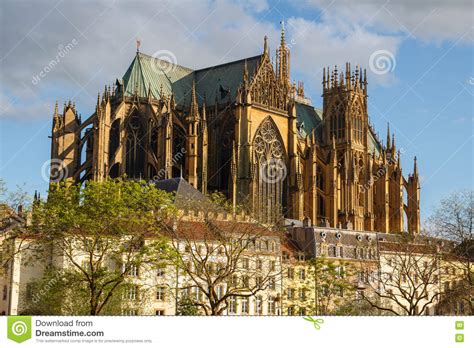 Catedral De Metz Imagen De Archivo Imagen De Cruz Monumento