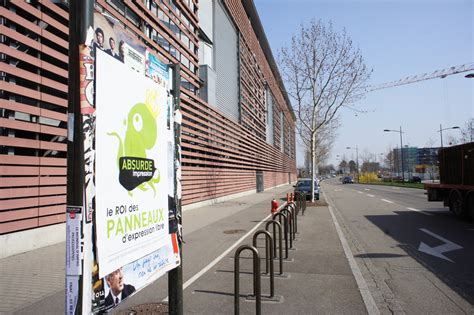 Route du Rhin Panneaux d expression libre à Strasbourg Affichez