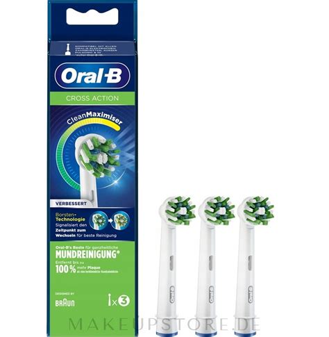 Oral B Cross Action CleanMaximiser Brush Heads Ersatzkopf für