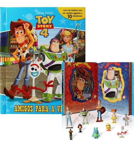 Livros Infantis C Miniaturas Toy Story Amigos Para Vida Cultura