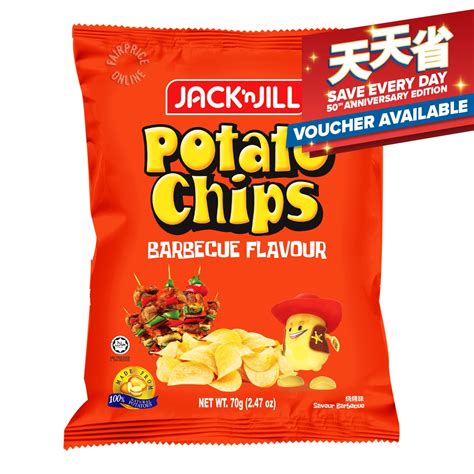 Jack N Jill Potato Chips Barbecue NTUC FairPrice