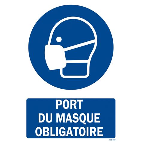 Panneau Port Du Masque Obligatoire Signalisation COVID 19