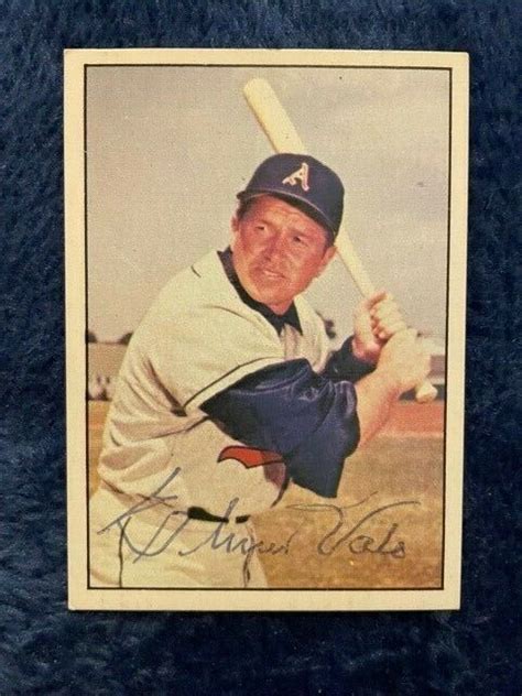 ELMER VALO 1979 TCMA AUTOGRAPHED BASEBALL CARD EBay