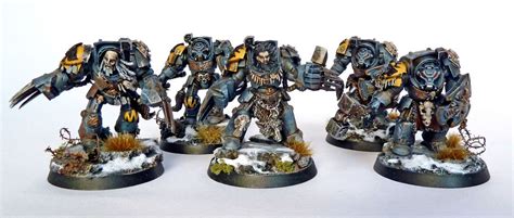 Showcase Space Wolves Wolf Guard Terminators Tale Of Painters Space