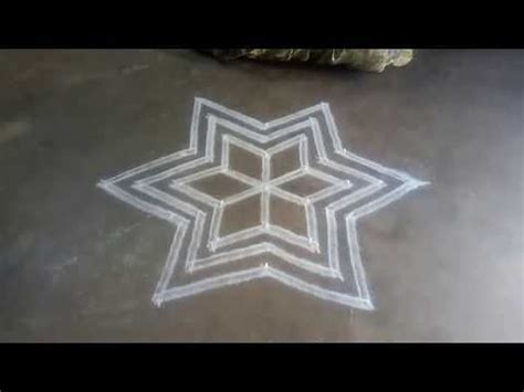 Puratasi Madam Special Flower Padi Kolam Pandaga Muggulu Easy