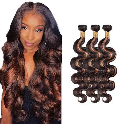 Amazon Vinmdonm B Human Hair Bundles Ombre Human Hair Bundles