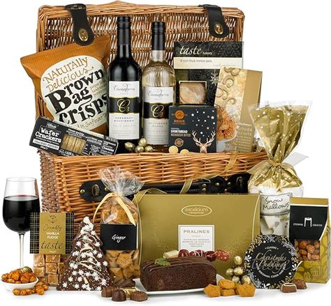 Thornton And France ‘the Connoisseur Wine Hamper With Nibbles Luxury