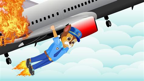 Paw Patrol Full Episode Iron Chase Saves Plane From Crashing In The