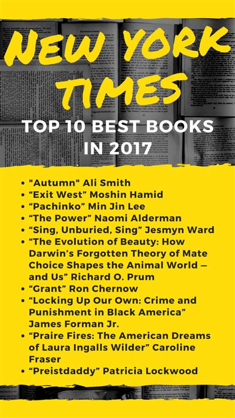 New York Times Top 10 Books Of 2024