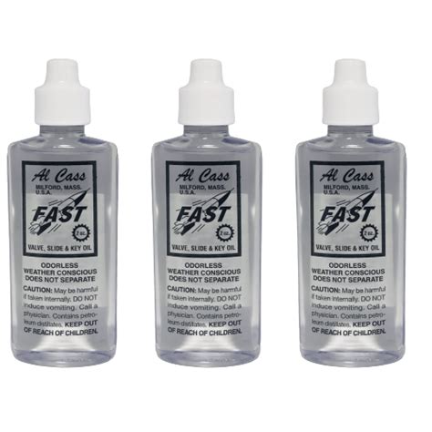 Al Cass Fast Valve Oil 3 Pack – Musician Gear Garage LLC