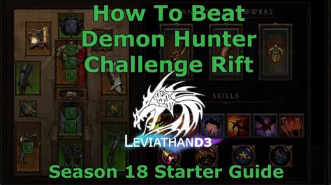 Diablo 3 How To Beat Demon Hunter Challenge Rift Season 18 Starter