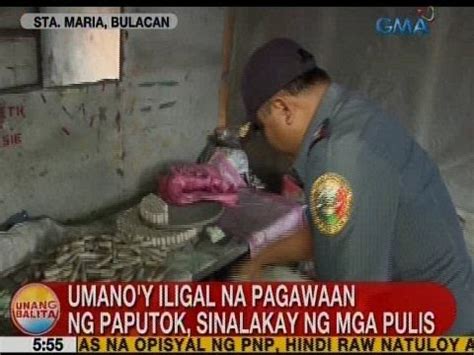 Ub Umano Y Iligal Na Pagawaan Ng Paputok Sinalakay Ng Mga Pulis Sa