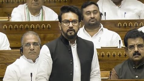 Anurag Thakur S Remarks Part Of Parliamentary Record No Ground For