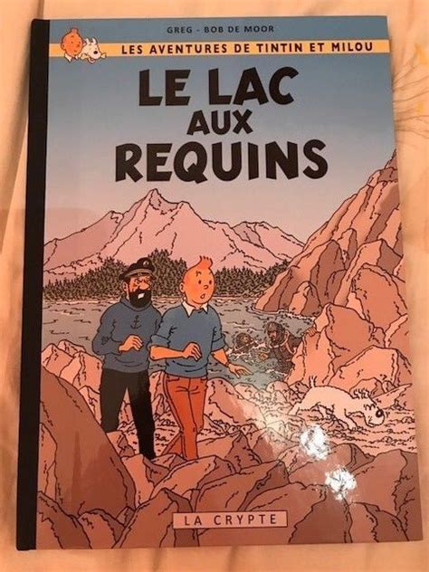 Comicsvalue Hommage Tintin Le Lac Aux Requins Version BD De Bob