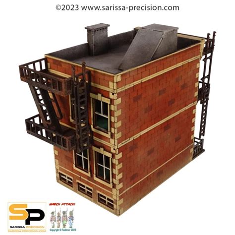 Sarissa Precision Stadtgebäude Brückenkopf Online das Tabletop