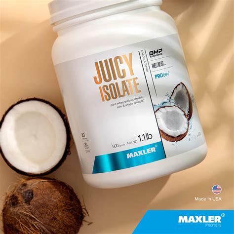 Maxler Juicy Isolate Prote Na En Polvo Aislado De Suero Transparente