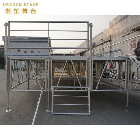 Dragonstage Adjustable Stage Platform Aluminum Portable Stage For