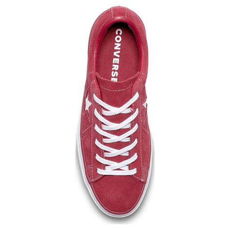 Кеды женские Converse One Star Platform 563488 кожаные красные — купить ...