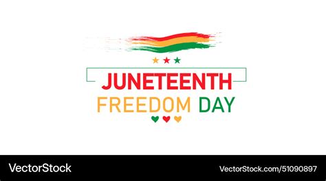 Juneteenth celebration through a colorful Vector Image