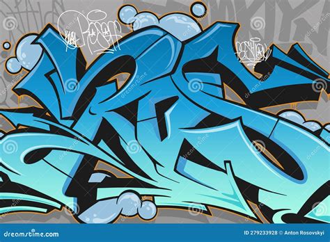 Wildstyle Graffiti. Graffiti Street Art. Vector Illustration. Stock ...