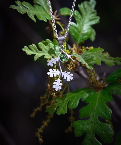 Resilient Oak With Gem Pendant