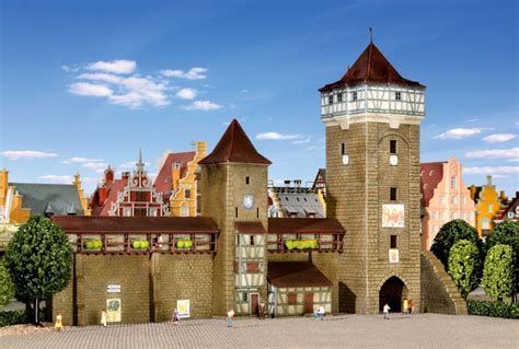 Kibri Stadtmauer Mit Fachwerkturm Spur N