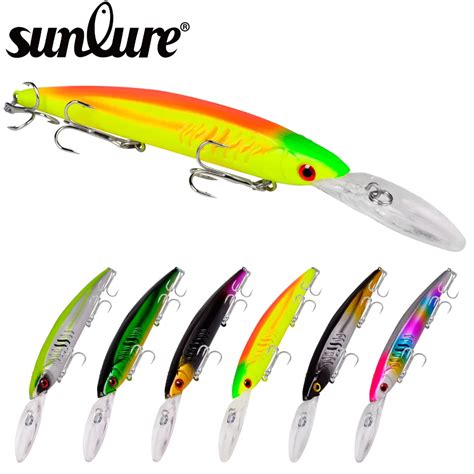 Sunlure Sztuk Minnow Baits Cm G Topwater Przyn Ty P Ywaj Ce