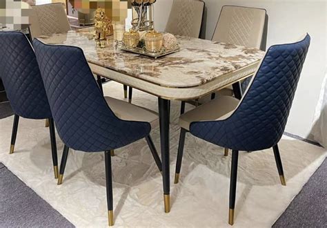 Luxury Marble Dining Table set