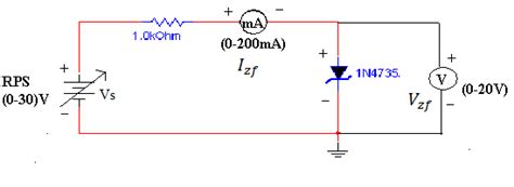 Zener Diode Characteristics And Zener As Voltage Regulator Electronic Devices And Circuits Lab