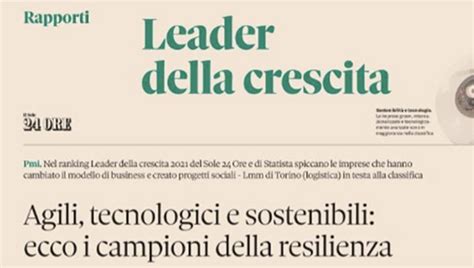 Leader Della Crescita 2021 Le Aziende Digitali Al Vertice Della