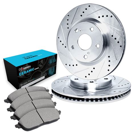 R1 Concepts Front Brakes And Rotors Kit Front Brake Pads Brake Rotors