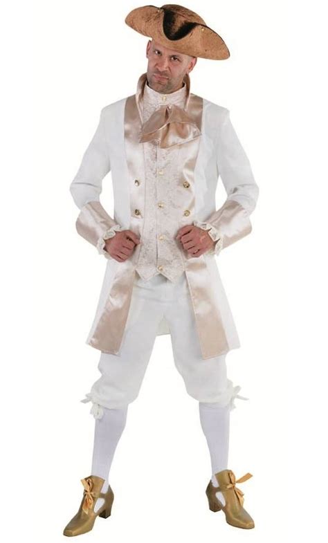 Costume Marquis Homme Blanc V19746