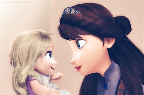 Baby Elsa And Her Mother Elsa The Snow Queen Photo 37482161 Fanpop