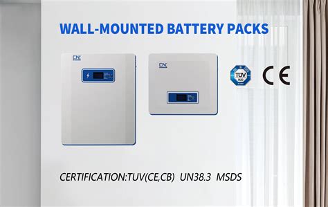 Lifepo Tuv Ce Cb Wall Mounted Li Ion Battery Pack V Ah Buy Li