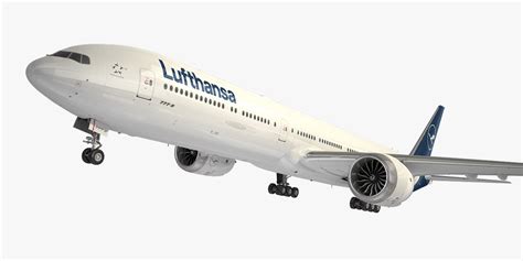 3D boeing 777-9 aircraft lufthansa model - TurboSquid 1504954