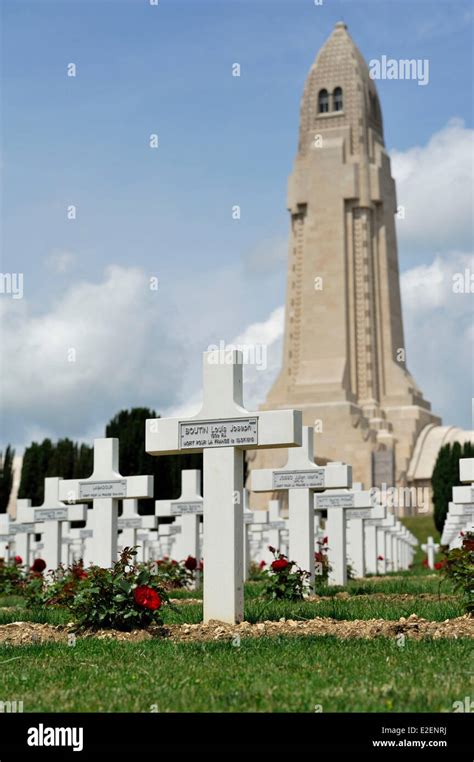 France Meuse Douaumont Battle Of Verdun Ossuary Of Douaumont Graves