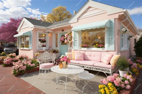 Premium Photo Home Decoration Exterior Pastel Color Inspiration Desain