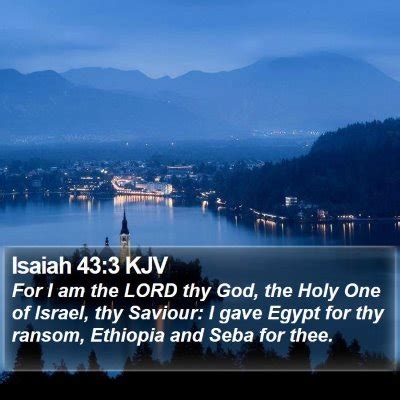 Isaiah 43 Scripture Images - Isaiah Chapter 43 KJV Bible Verse Pictures