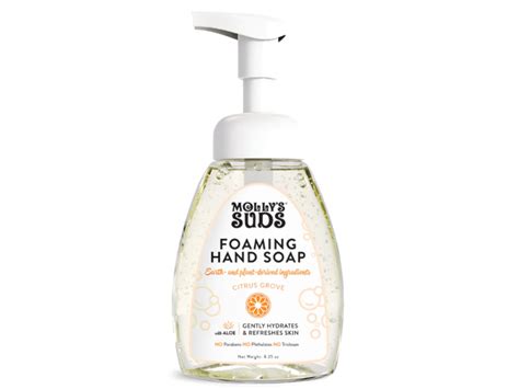 Mollys Suds Foaming Hand Soap Citrus Grove 825 Oz Ingredients And