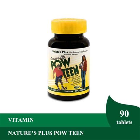 Jual Nature's Plus Pow Teen Power Teenager [90 Tablet] | Multivitamin ...