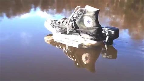 Rc Swimming Shoe Converse All Star With Outboard Motor Chuck Taylor